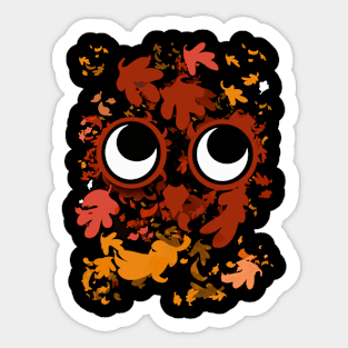 Owl in the Evening Sticker